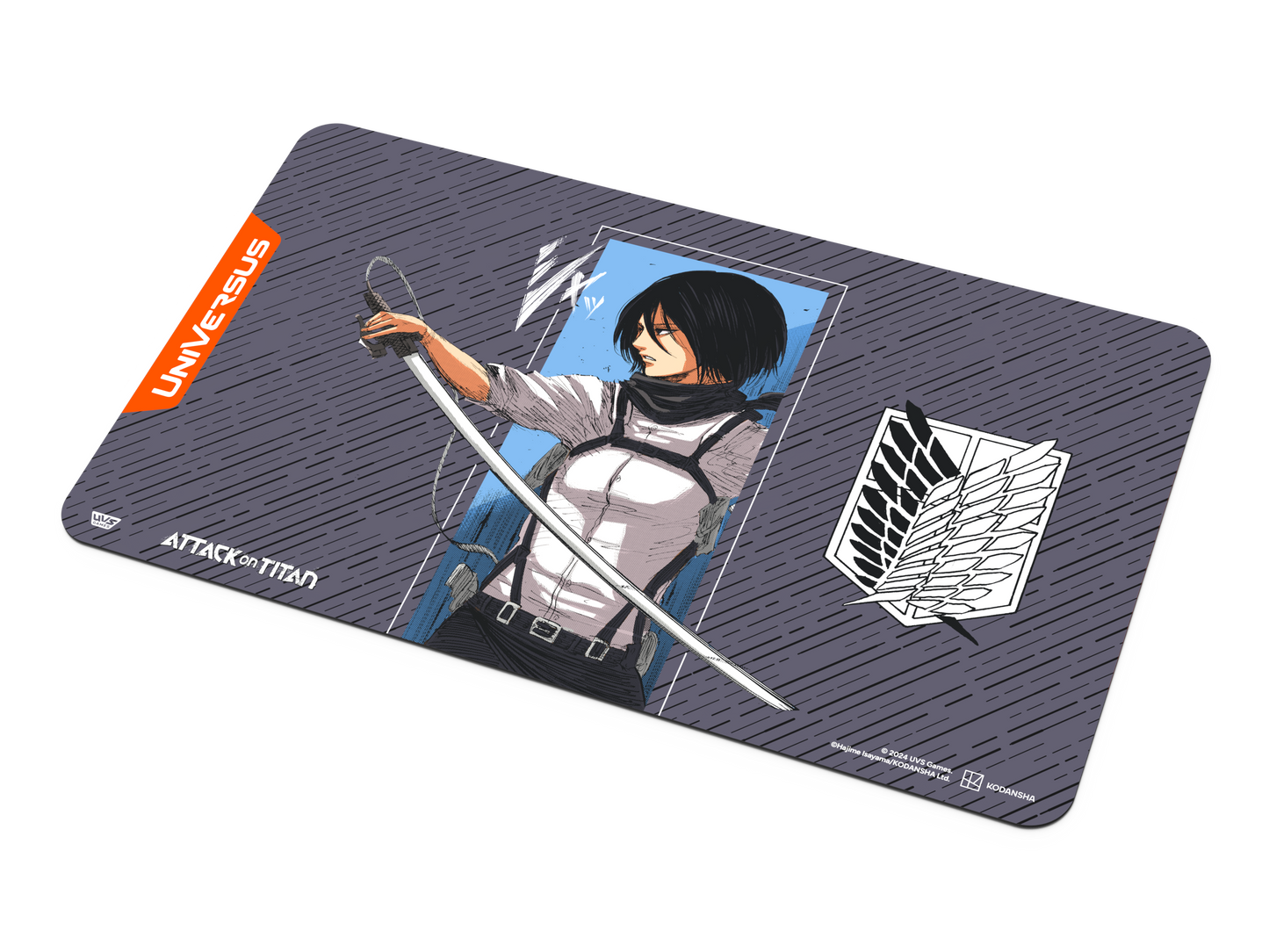 Attack on Titan: Battle for Humanity Playmat: Mikasa Ackerman