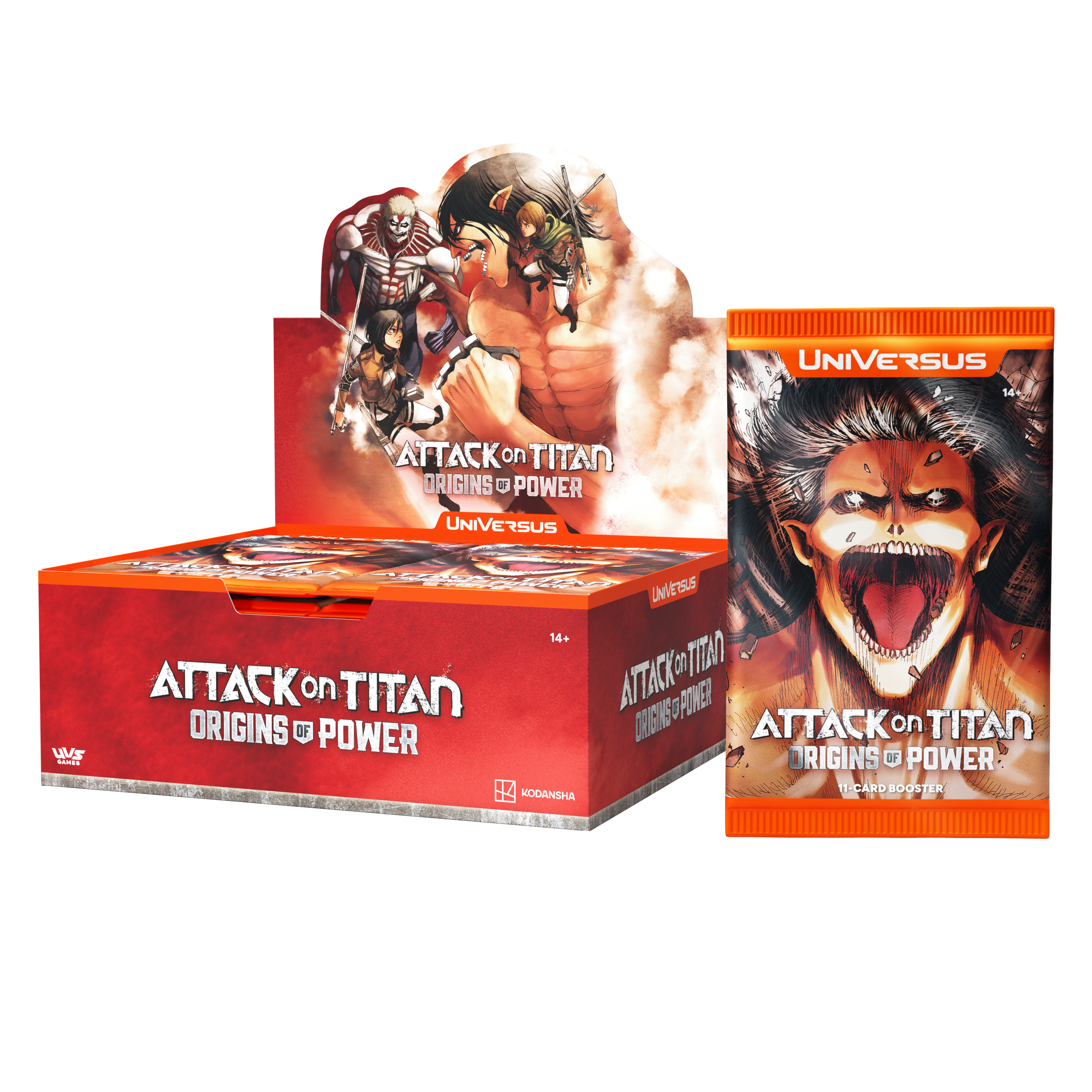 Attack on Titan: Origins of Power Booster Display – UVS Games