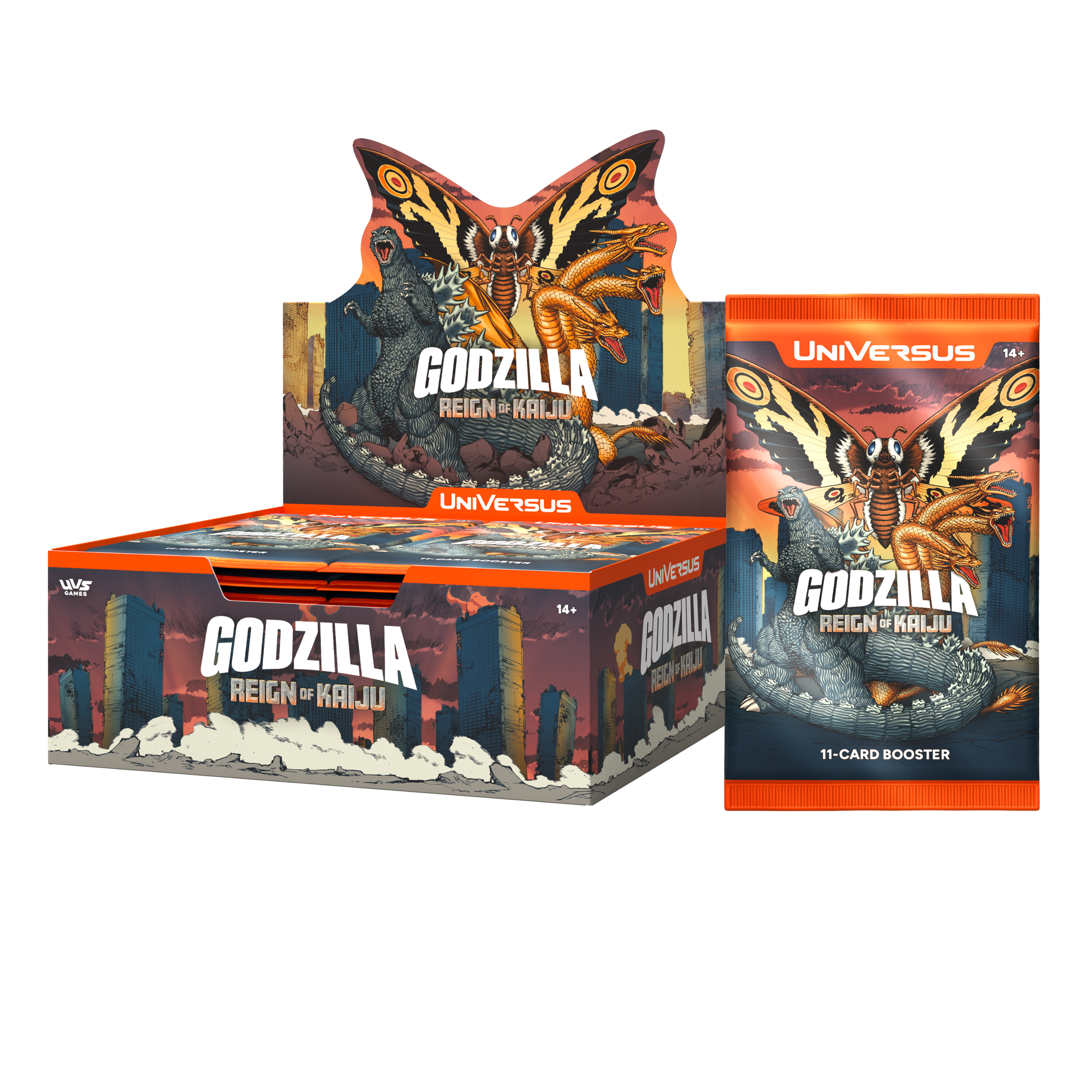 Godzilla: Reign of Kaiju Booster Display – UVS Games