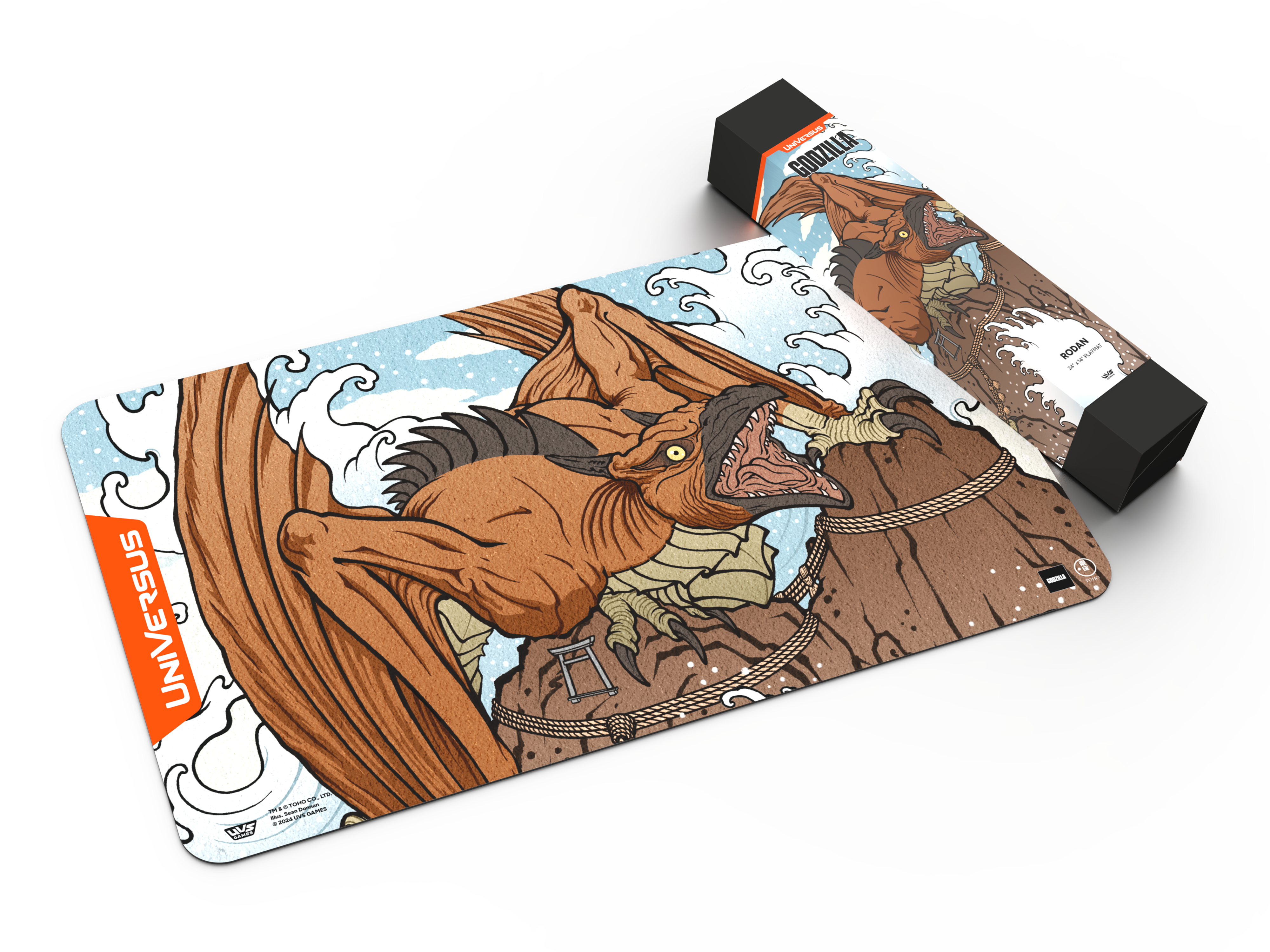 Godzilla Playmat: Rodan – UVS Games