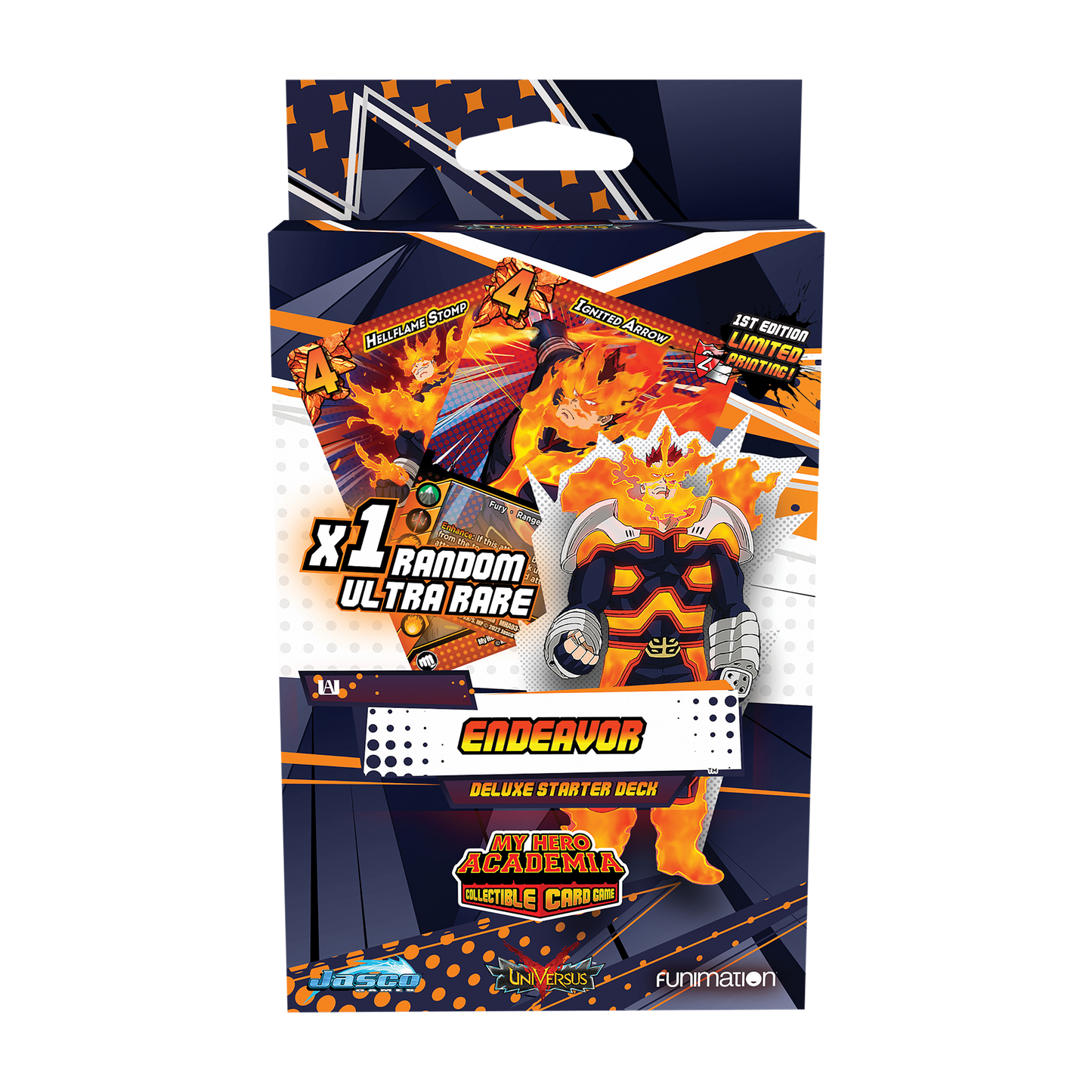 My Hero Academia Collectible Card Game - Heroes Clash Deluxe Starter Deck: Endeavor