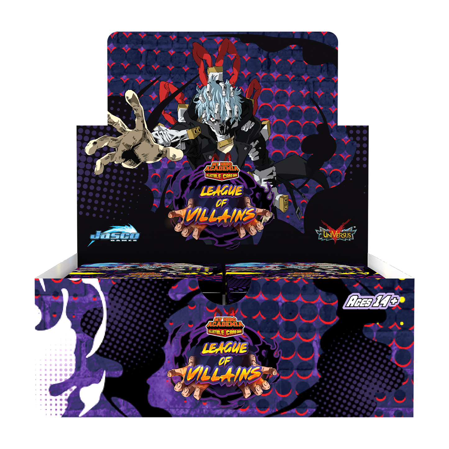 My Hero Academia Collectible Card Game Set 4: League of Villains Booster Display