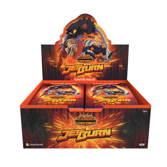 My Hero Academia Collectible Card Game Set 6: Jet Burn Booster Display