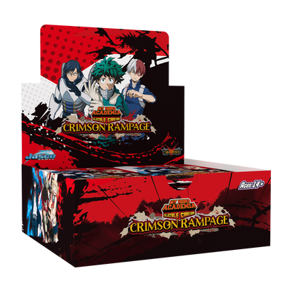 My Hero Academia Collectible Card Game Set 2: Crimson Rampage Booster Display