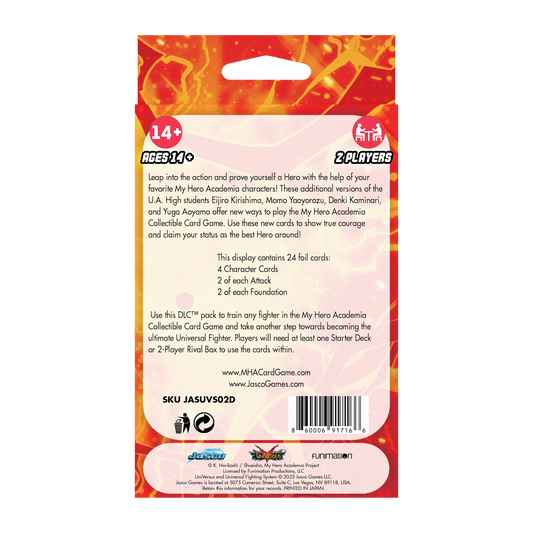 My Hero Academia Collectible Card Game Set 2: Crimson Rampage DLC