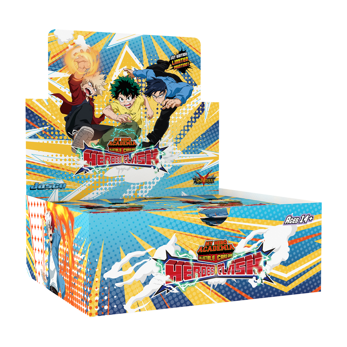 My Hero Academia Collectible Card Game Set 3: Heroes Clash Booster Display