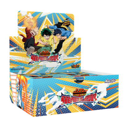 My Hero Academia Collectible Card Game Set 3: Heroes Clash Booster Display