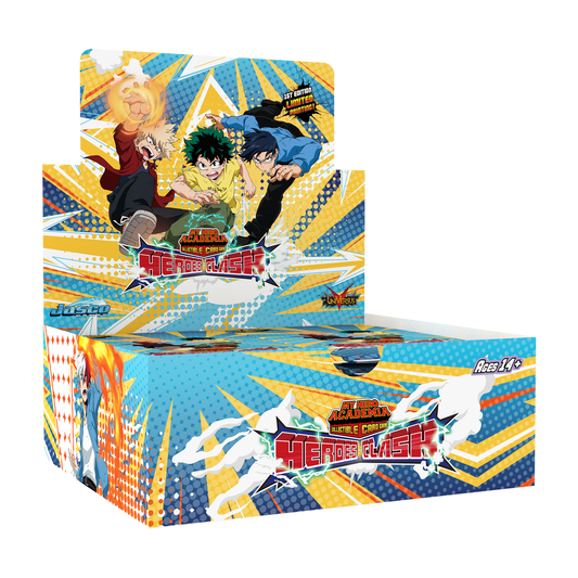 My Hero Academia Collectible Card Game Set 3: Heroes Clash Booster Display