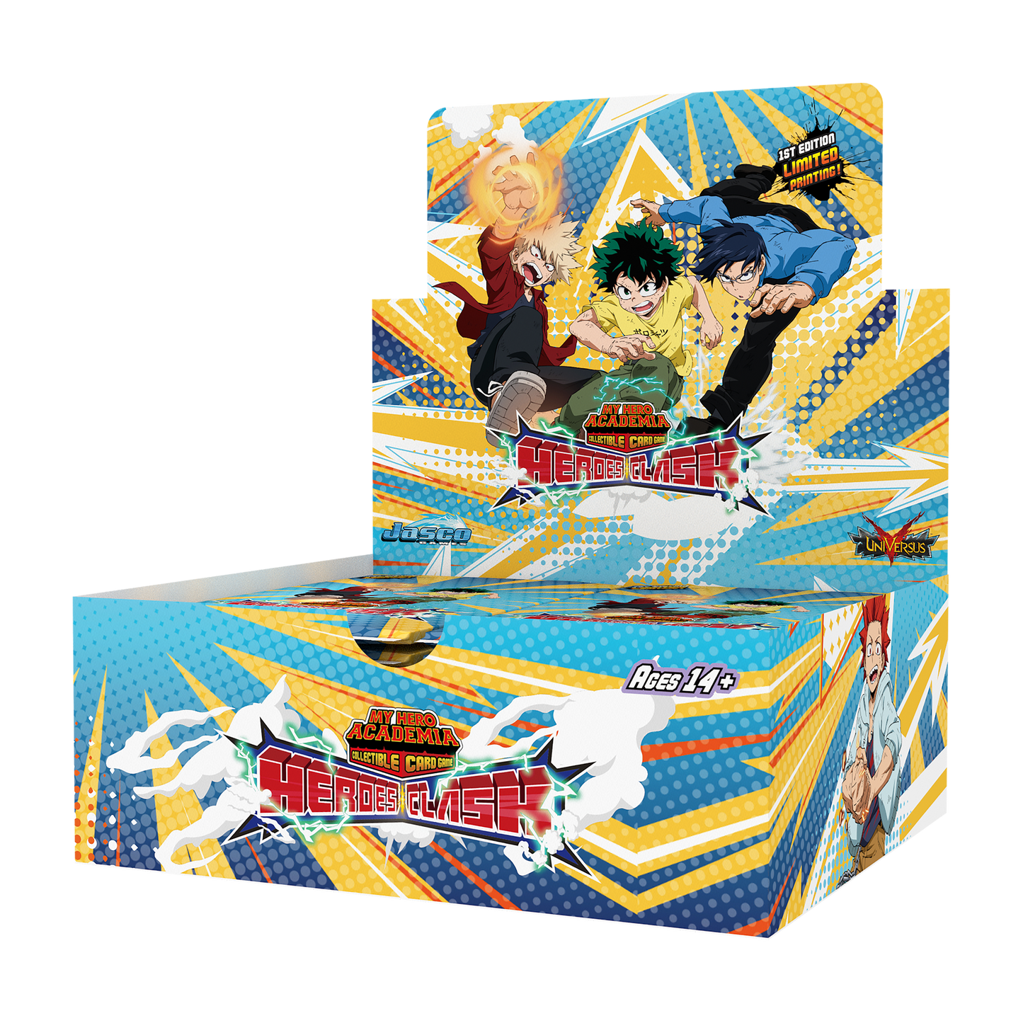 My Hero Academia Collectible Card Game Set 3: Heroes Clash Booster Display