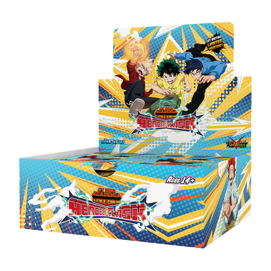 My Hero Academia Collectible Card Game Set 3: Heroes Clash Booster Display