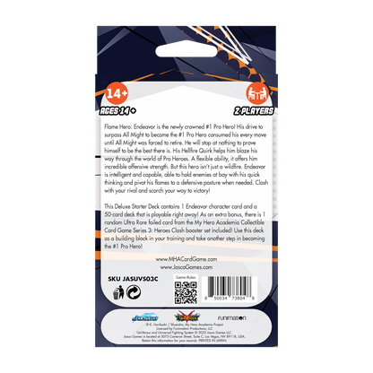 My Hero Academia Collectible Card Game - Heroes Clash Deluxe Starter Deck: Endeavor
