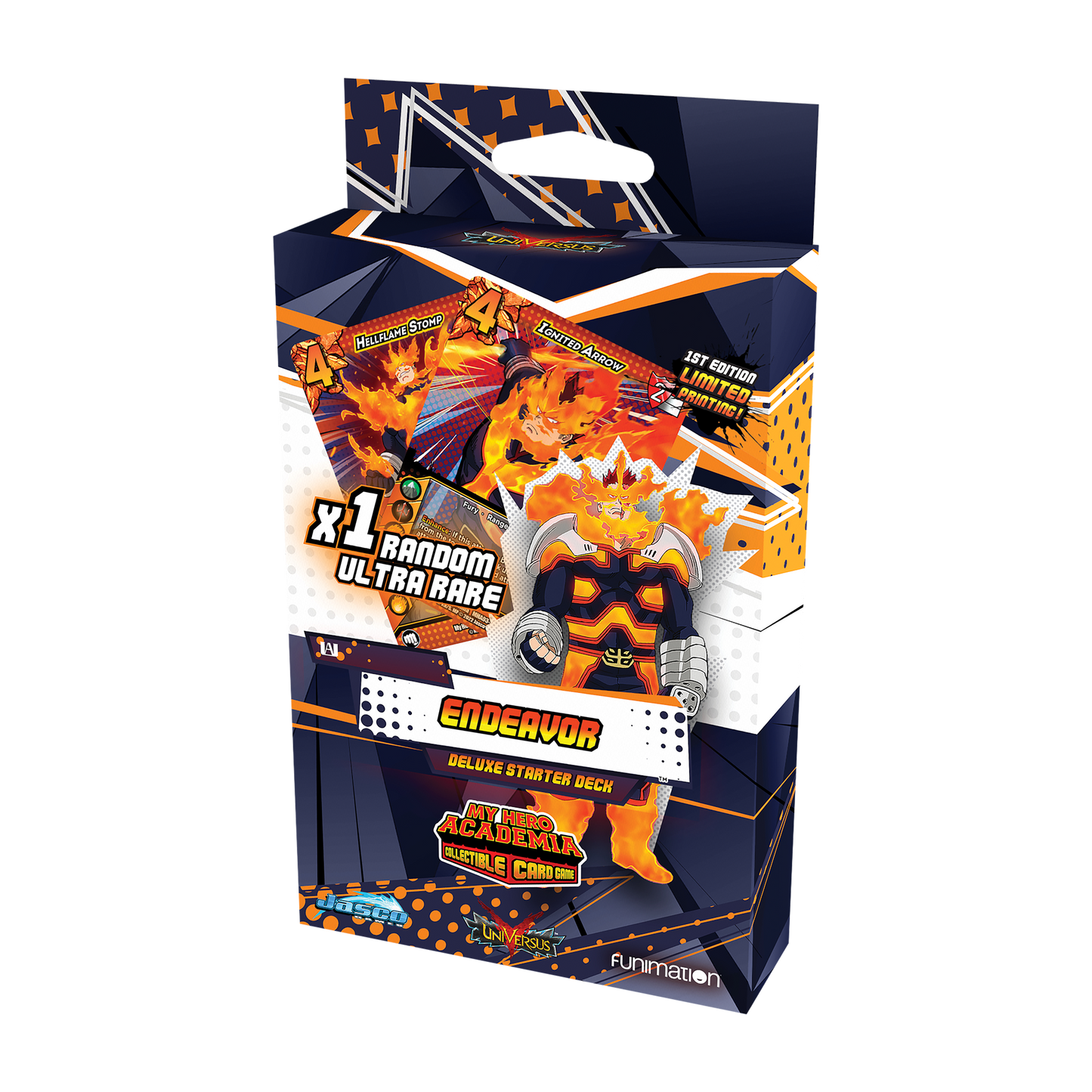 My Hero Academia Collectible Card Game - Heroes Clash Deluxe Starter Deck: Endeavor