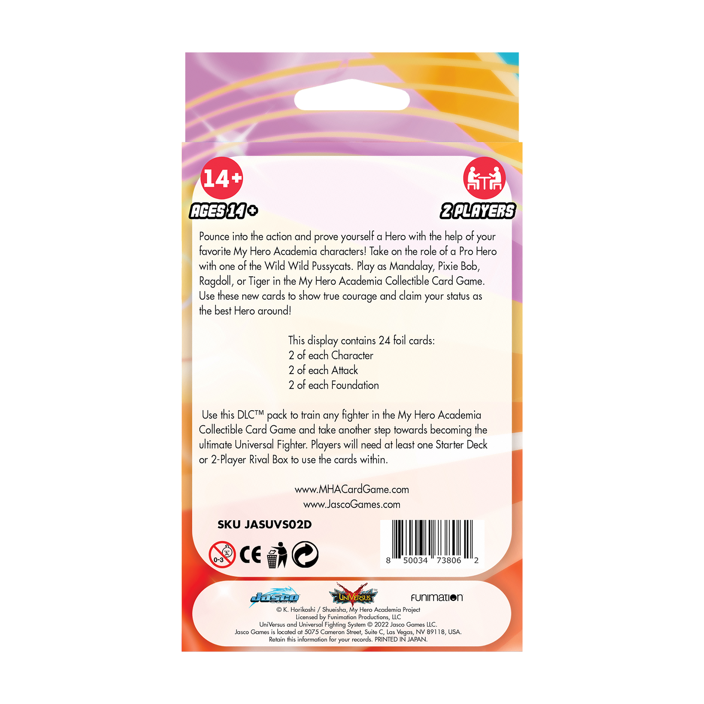 My Hero Academia Collectible Card Game Set 3: Wild Wild Pussycats DLC