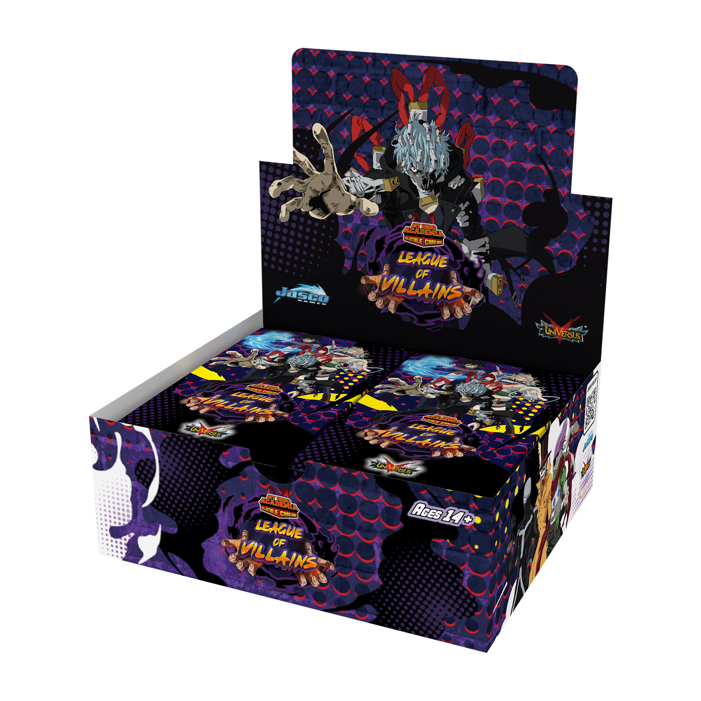 My Hero Academia Collectible Card Game Set 4: League of Villains Booster Display