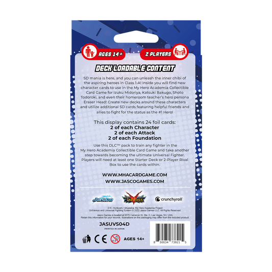 My Hero Academia Collectible Card Game Set 4: League of Villains Chibi Mania DLC