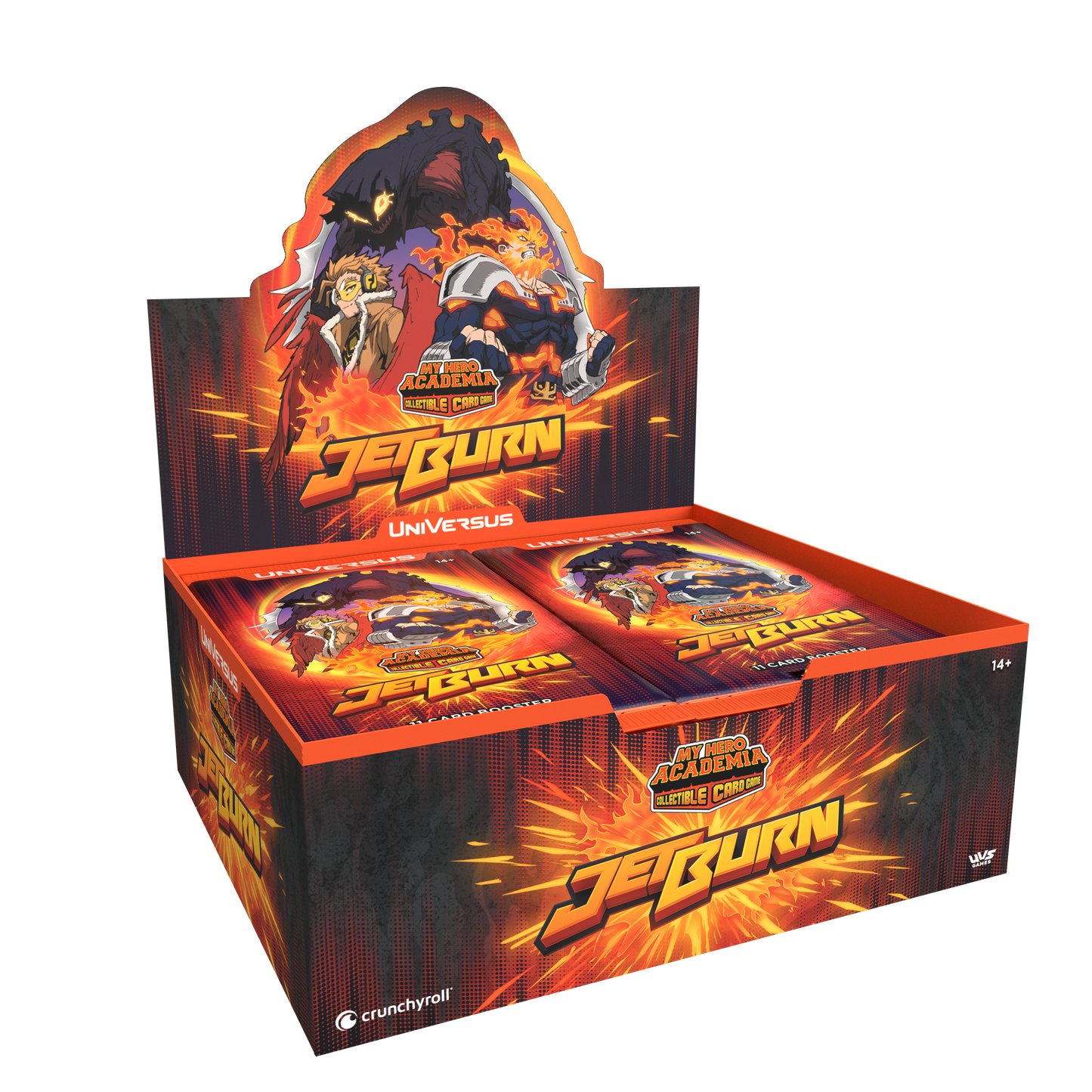 My Hero Academia Collectible Card Game Set 6: Jet Burn Booster Display