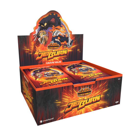 My Hero Academia Collectible Card Game Set 6: Jet Burn Booster Display