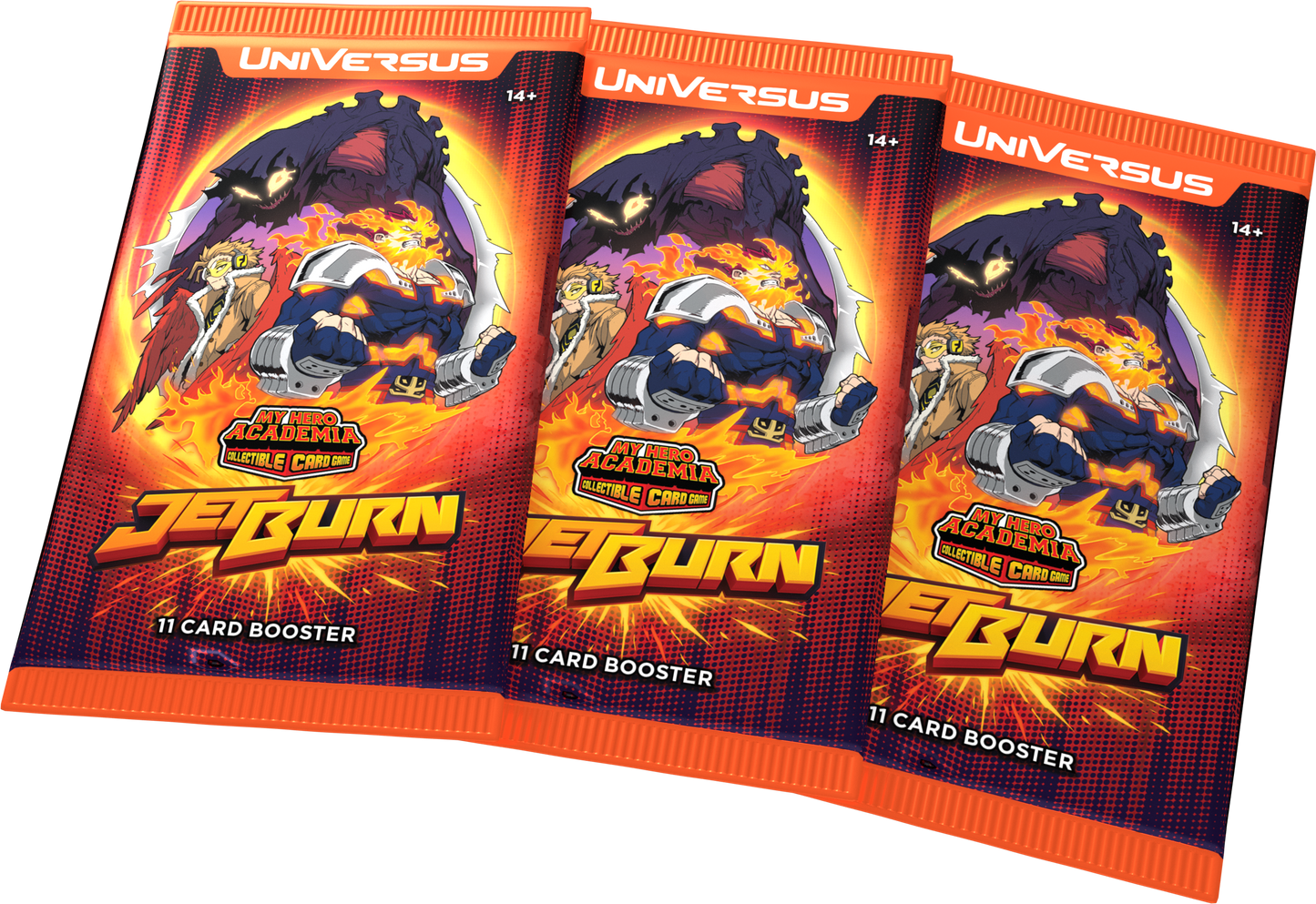 My Hero Academia Collectible Card Game Set 6: Jet Burn Booster Display