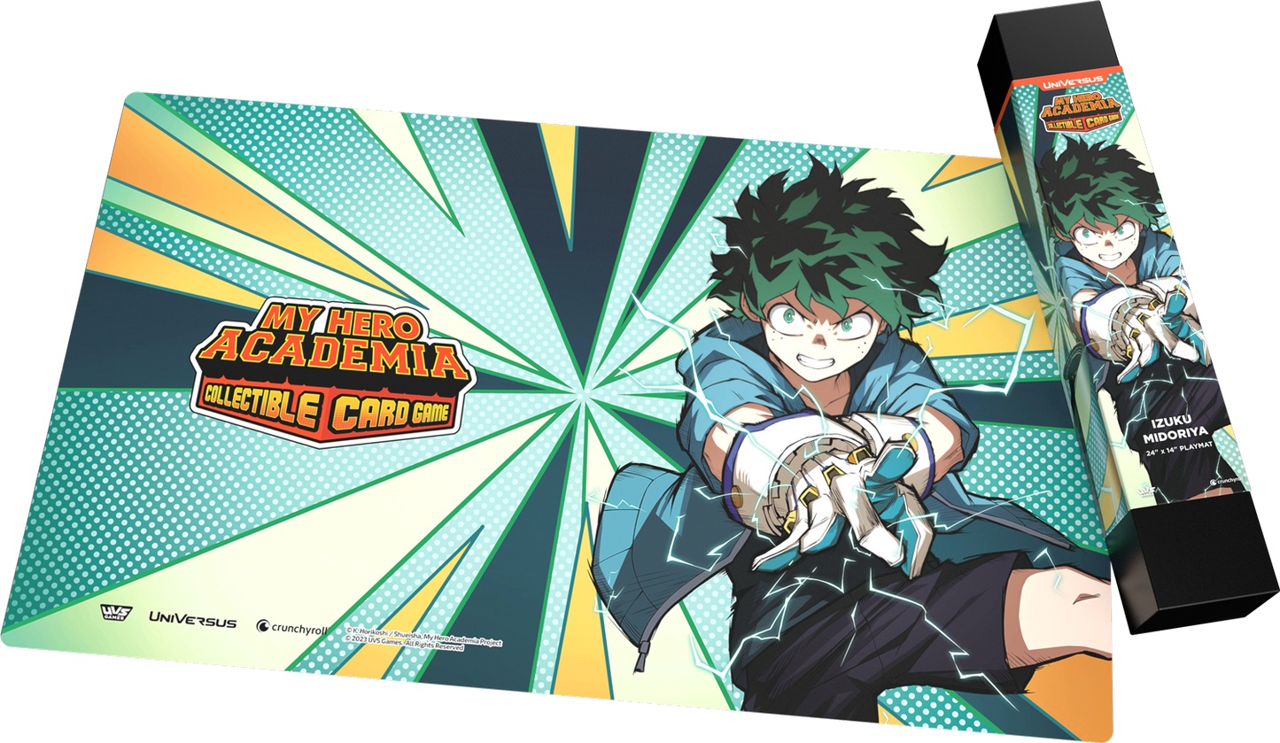 My Hero Academia Collectible Card Game Set 6: Jet Burn Playmat - Midoriya