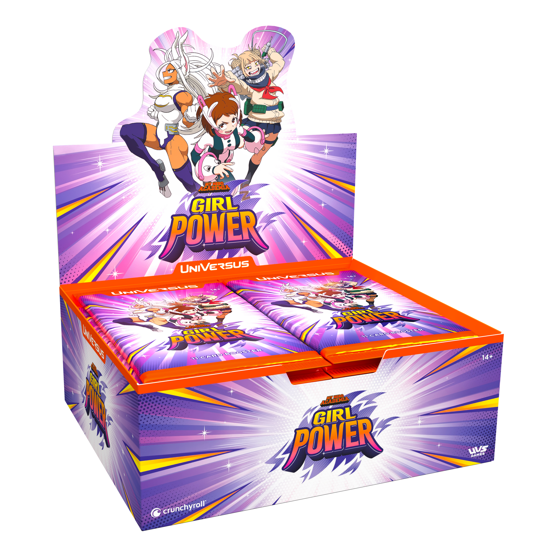 My Hero Academia Set 7: Girl Power Booster Display – UVS Games