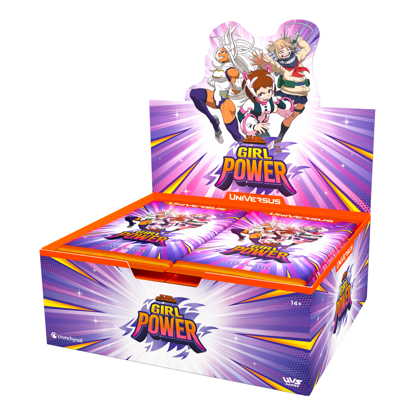 My Hero Academia Set 7: Girl Power Booster Display