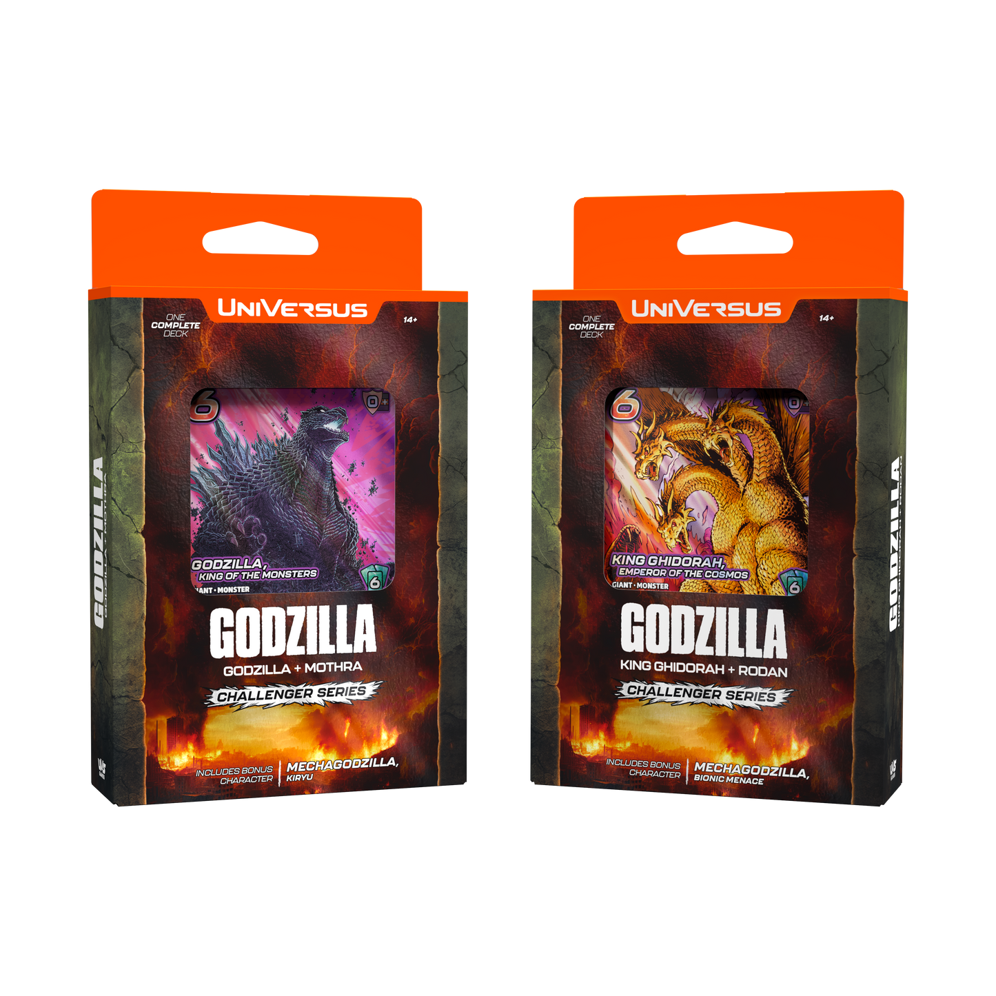 Godzilla Challenger Series: King Ghidorah & Rodan