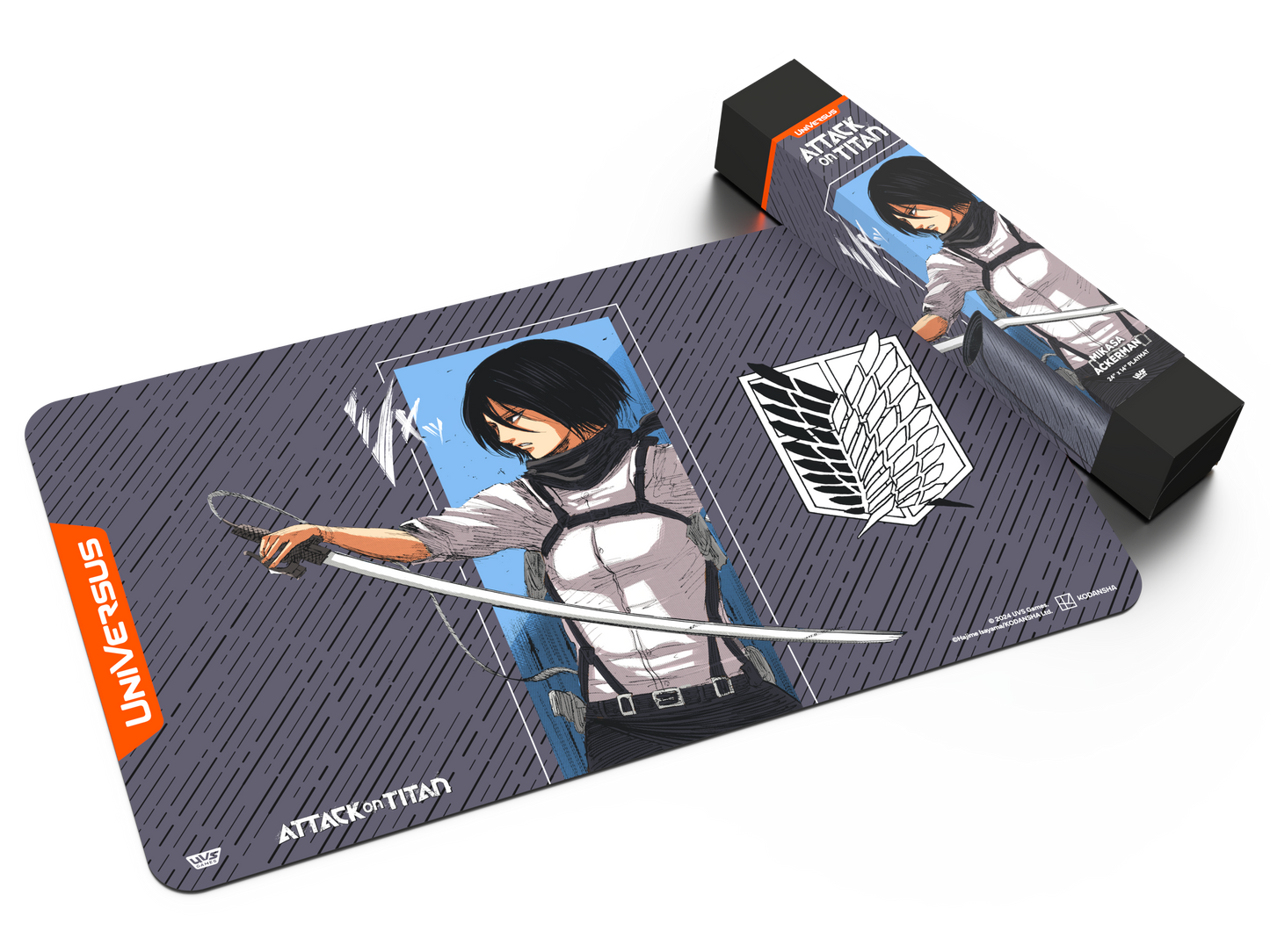 Attack on Titan: Battle for Humanity Playmat: Mikasa Ackerman