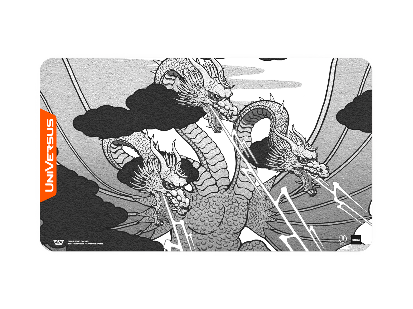 Godzilla Playmat: King Ghidorah Minus Color