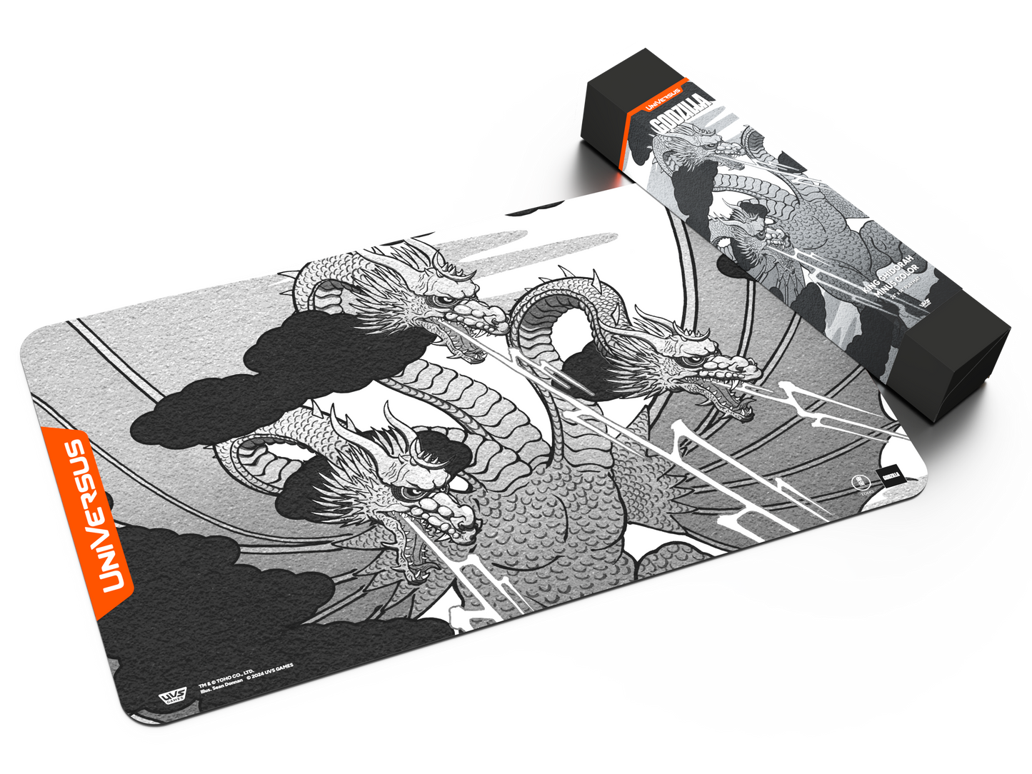 Godzilla Playmat: King Ghidorah Minus Color