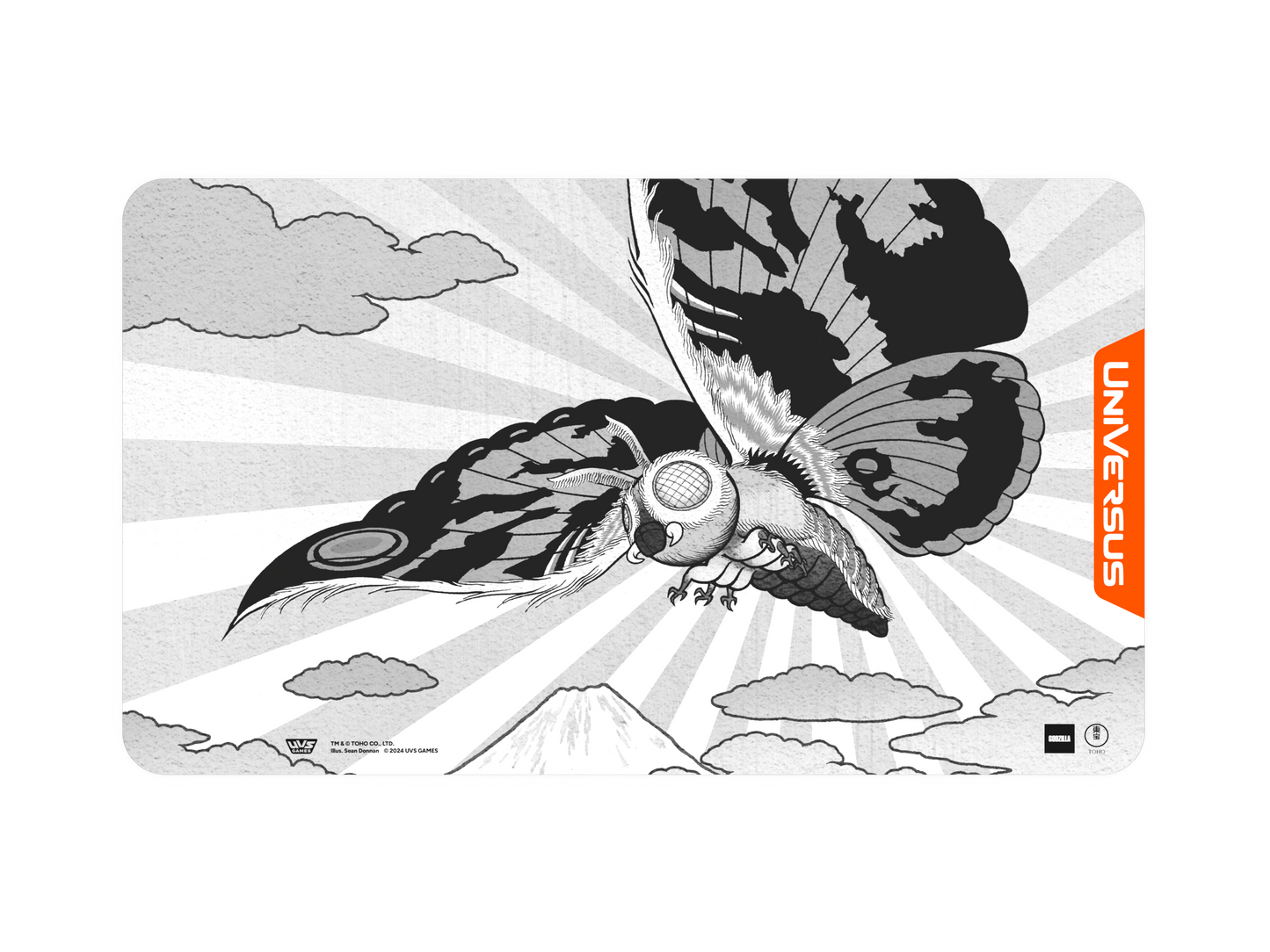 Godzilla Playmat: Mothra Minus Color