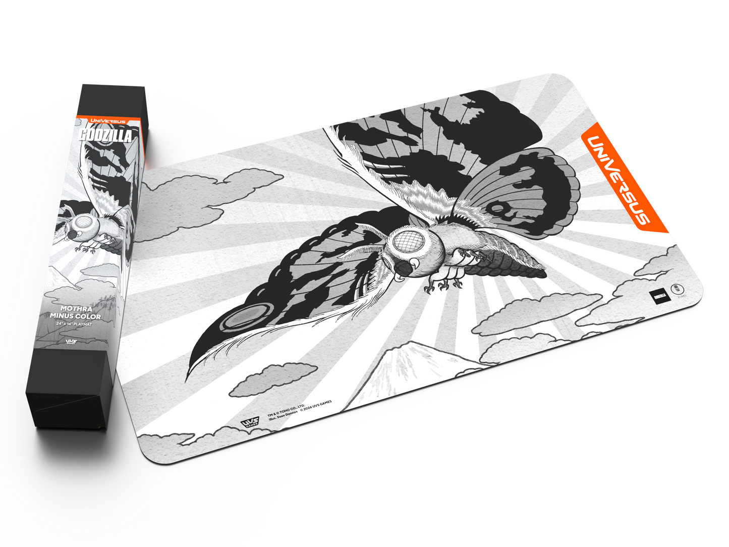 Godzilla Playmat: Mothra Minus Color