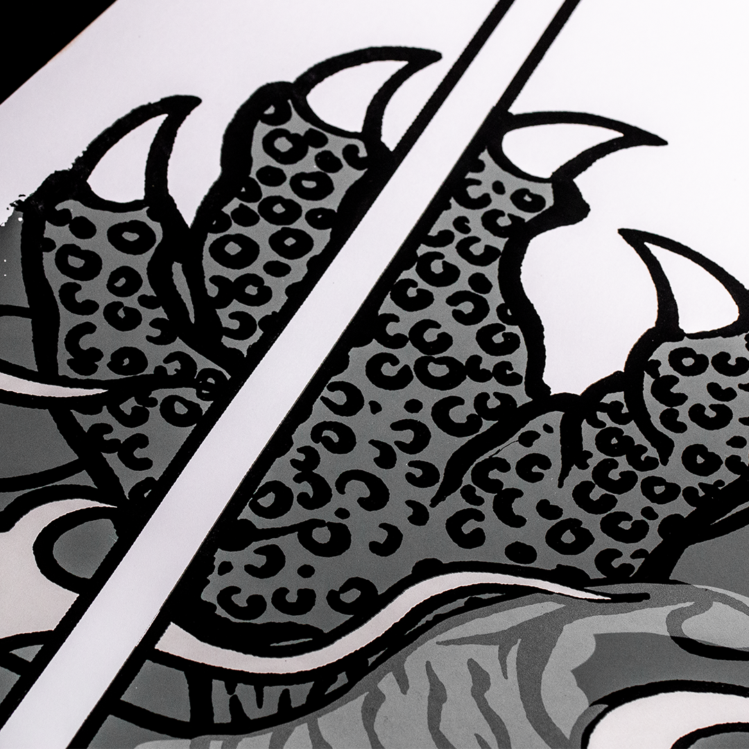 Godzilla Screen Printed Premium Poster - Godzilla