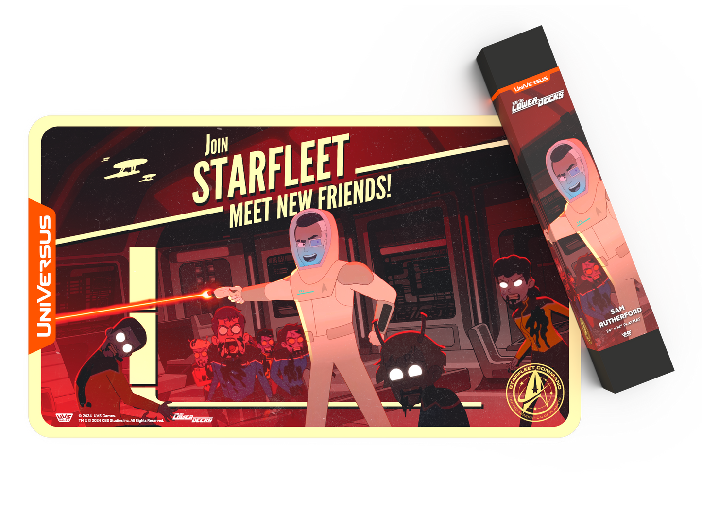 STAR TREK: LOWER DECKS Playmat: Sam Rutherford
