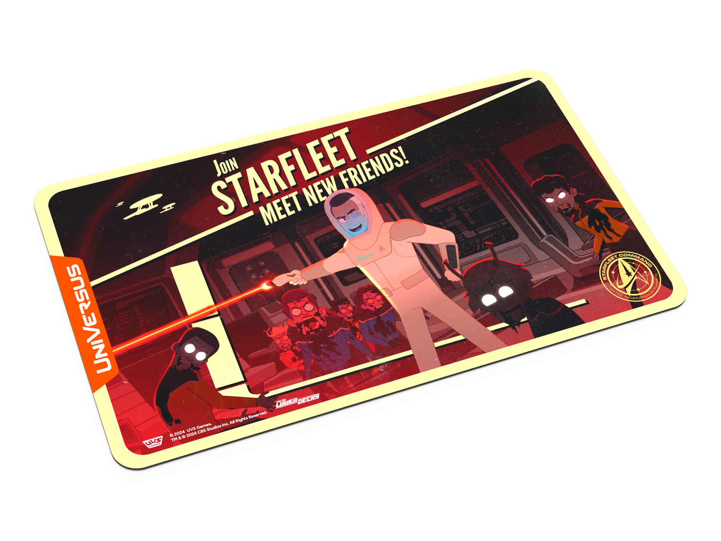 STAR TREK: LOWER DECKS Playmat: Sam Rutherford