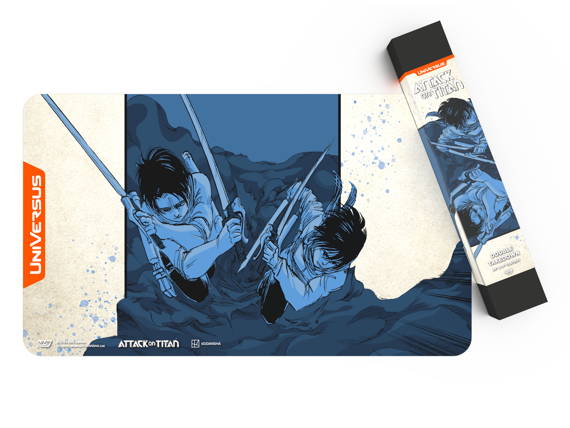 Attack on Titan: Origins of Power Playmat: Double Takedown – UVS Games