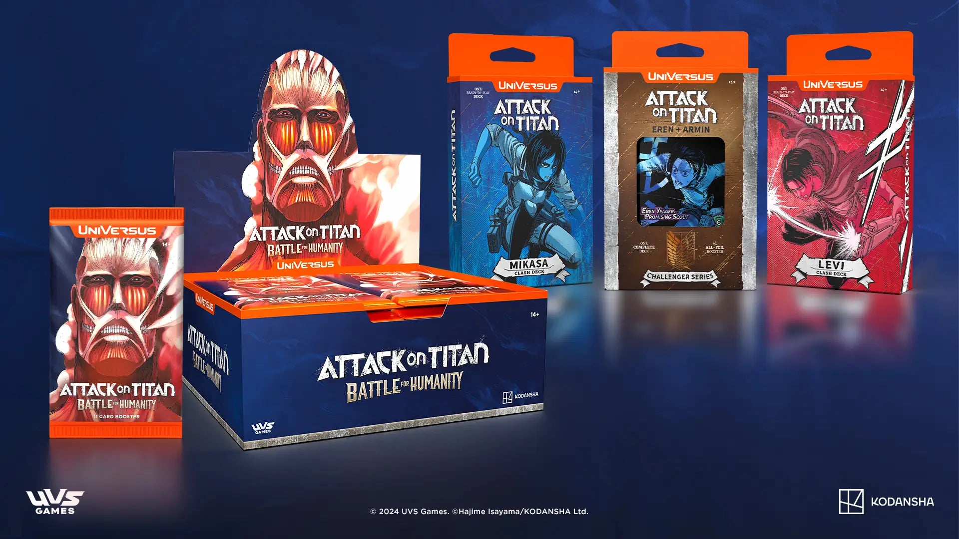Attack on Titan: Battle For Humanity Clash Deck Mikasa UVS Games Attack on Titan: Battle For Humanity Clash Deck Mikasa UVS Games