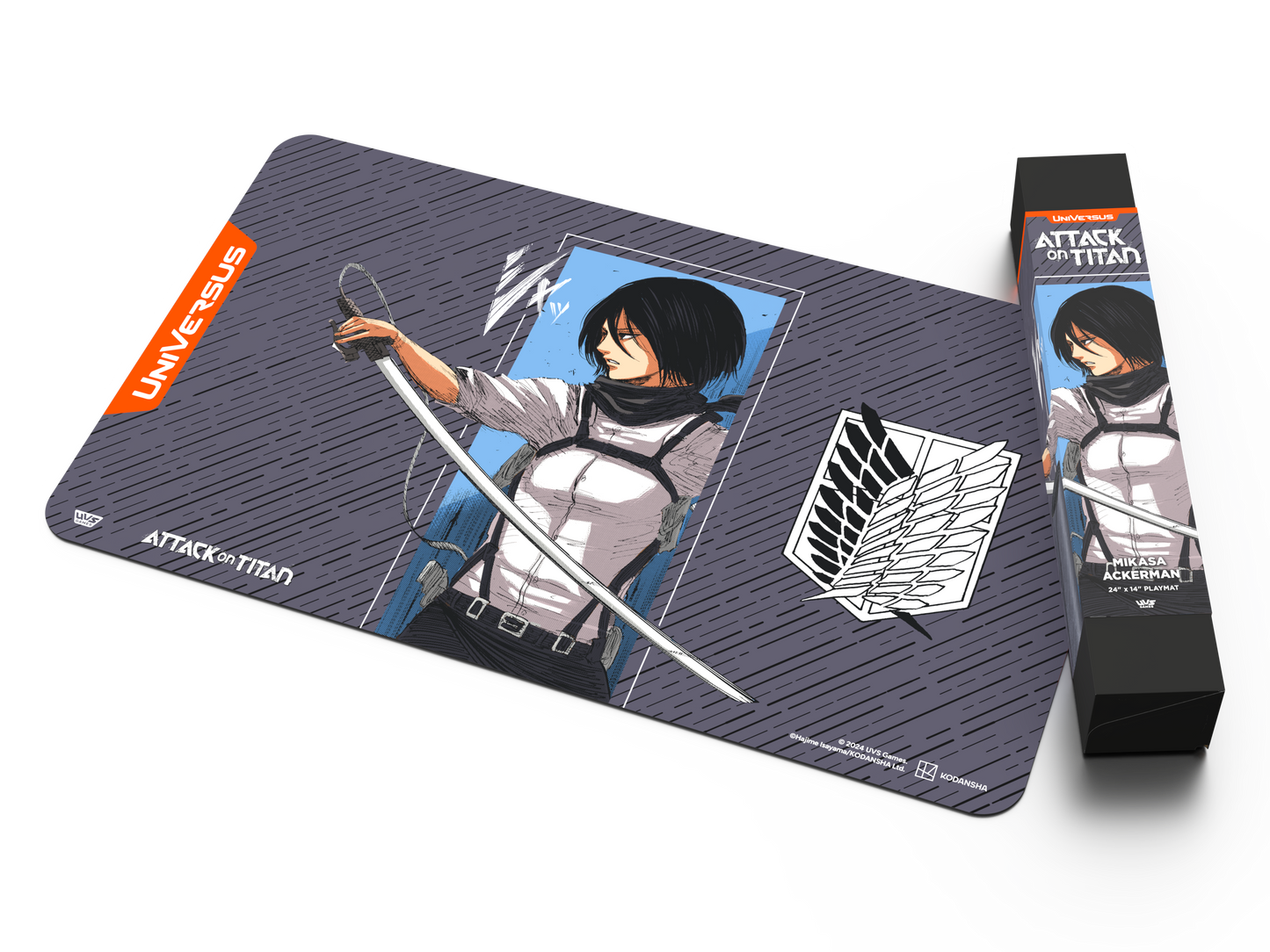 Attack on Titan: Battle for Humanity Playmat- Mikasa Ackerman