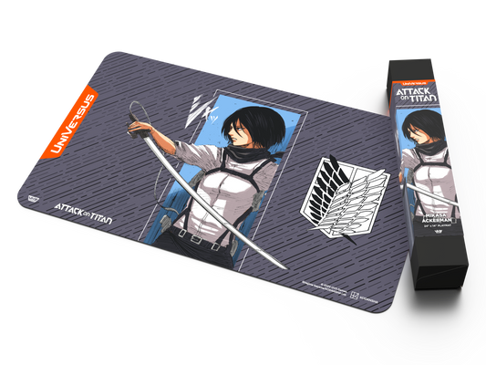 Attack on Titan: Battle for Humanity Playmat- Mikasa Ackerman