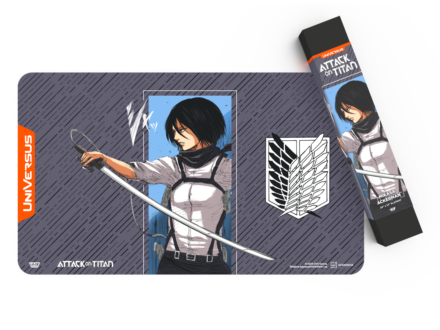 Attack on Titan: Battle for Humanity Playmat: Mikasa Ackerman