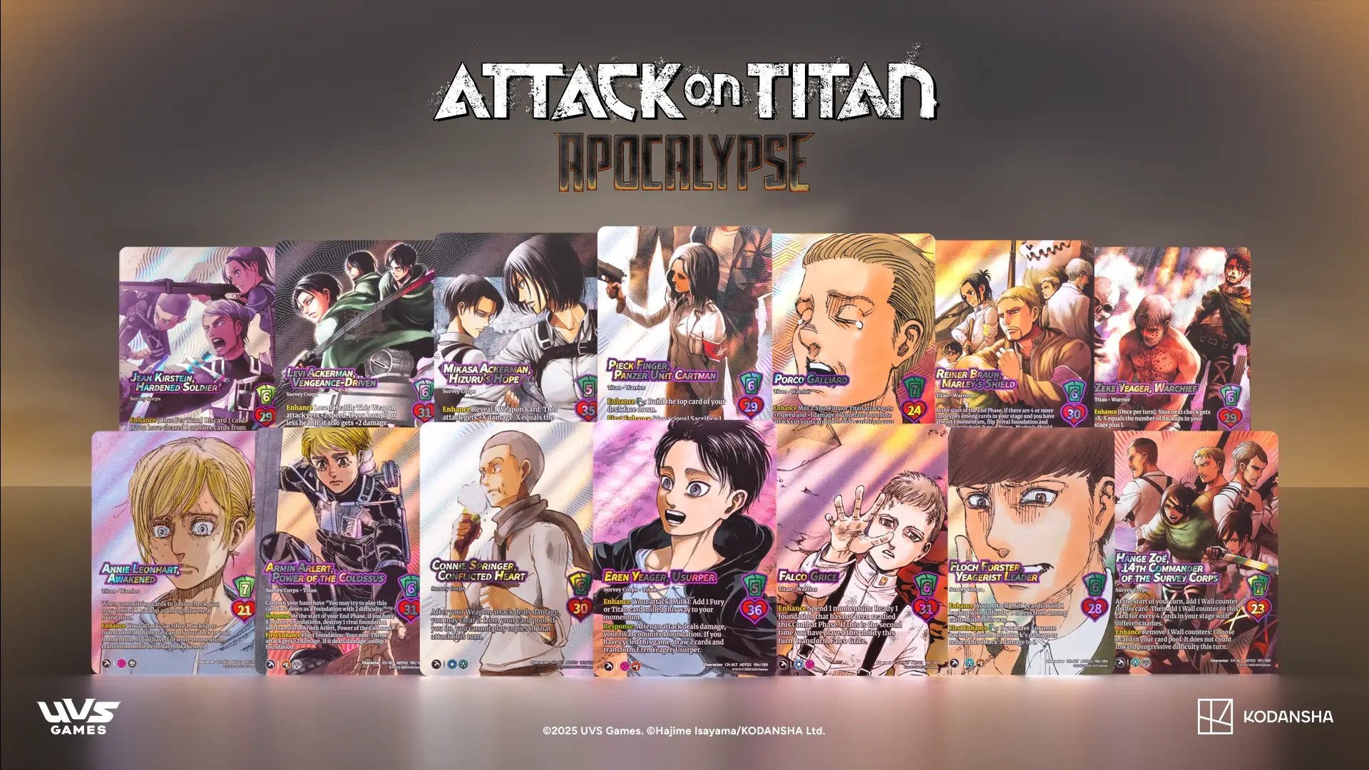 Attack on Titan: Apocalypse Booster Display – UVS Games