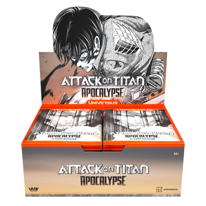 Attack on Titan: Apocalypse Booster Display – UVS Games Attack on Titan: Apocalypse Booster Display – UVS Games