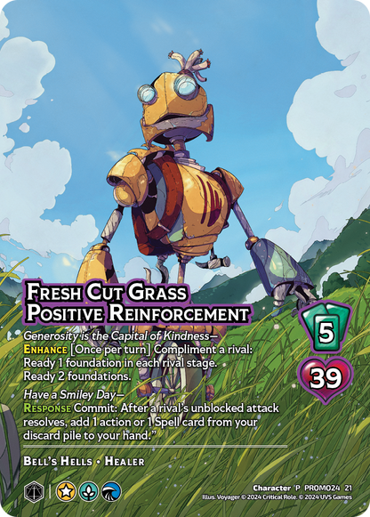 Critical Role Playmat: Fresh Cut Grass *With Promo Card*