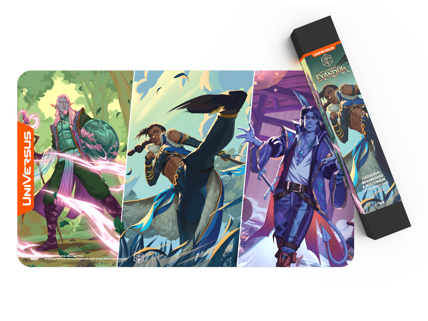 Critical Role: Heroes of Exandria Playmat - Caduceus, Beauregard, Mollymauk Playmat