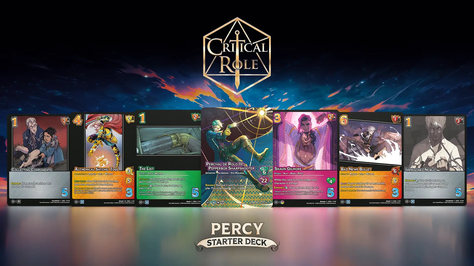 Critical Role: Heroes of Exandria Percy Starter Deck UVS Games Critical Role: Heroes of Exandria Percy Starter Deck UVS Games
