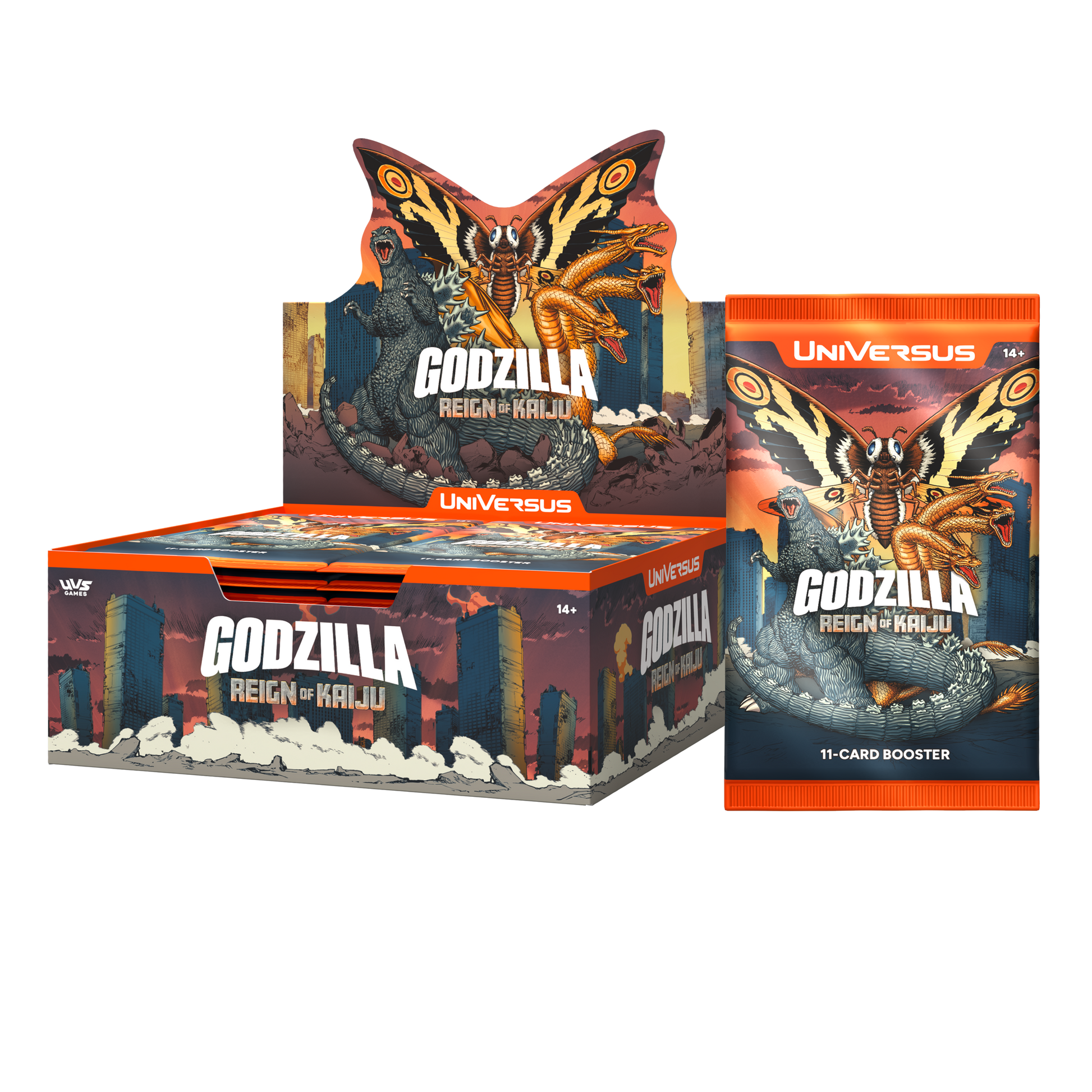 Godzilla: Reign of Kaiju Booster Display Godzilla: Reign of Kaiju Booster Display