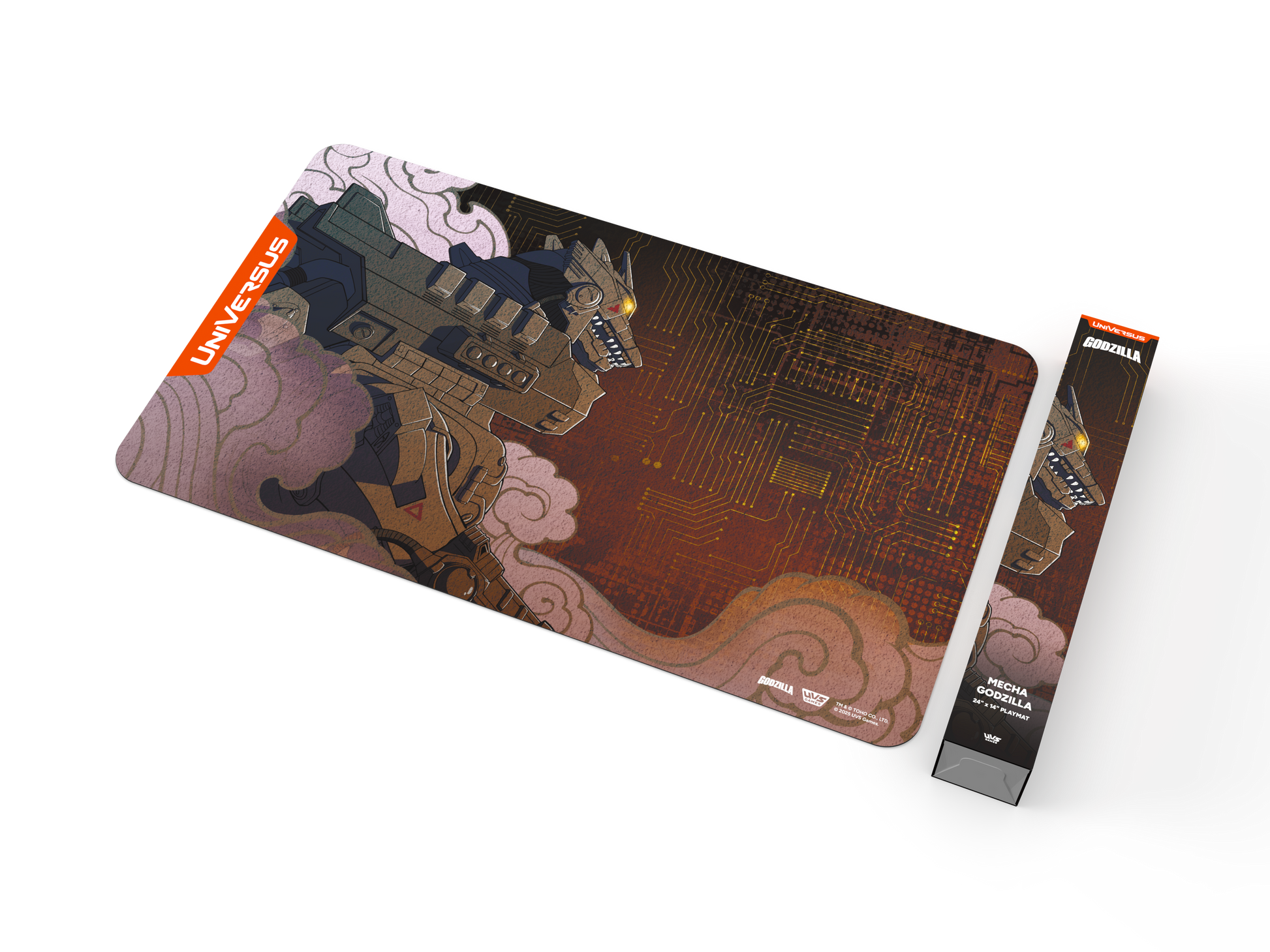 Godzilla: Reign of Kaiju Playmat - Mechagodzilla Kiryu – UVS Games Godzilla: Reign of Kaiju Playmat - Mechagodzilla Kiryu – UVS Games