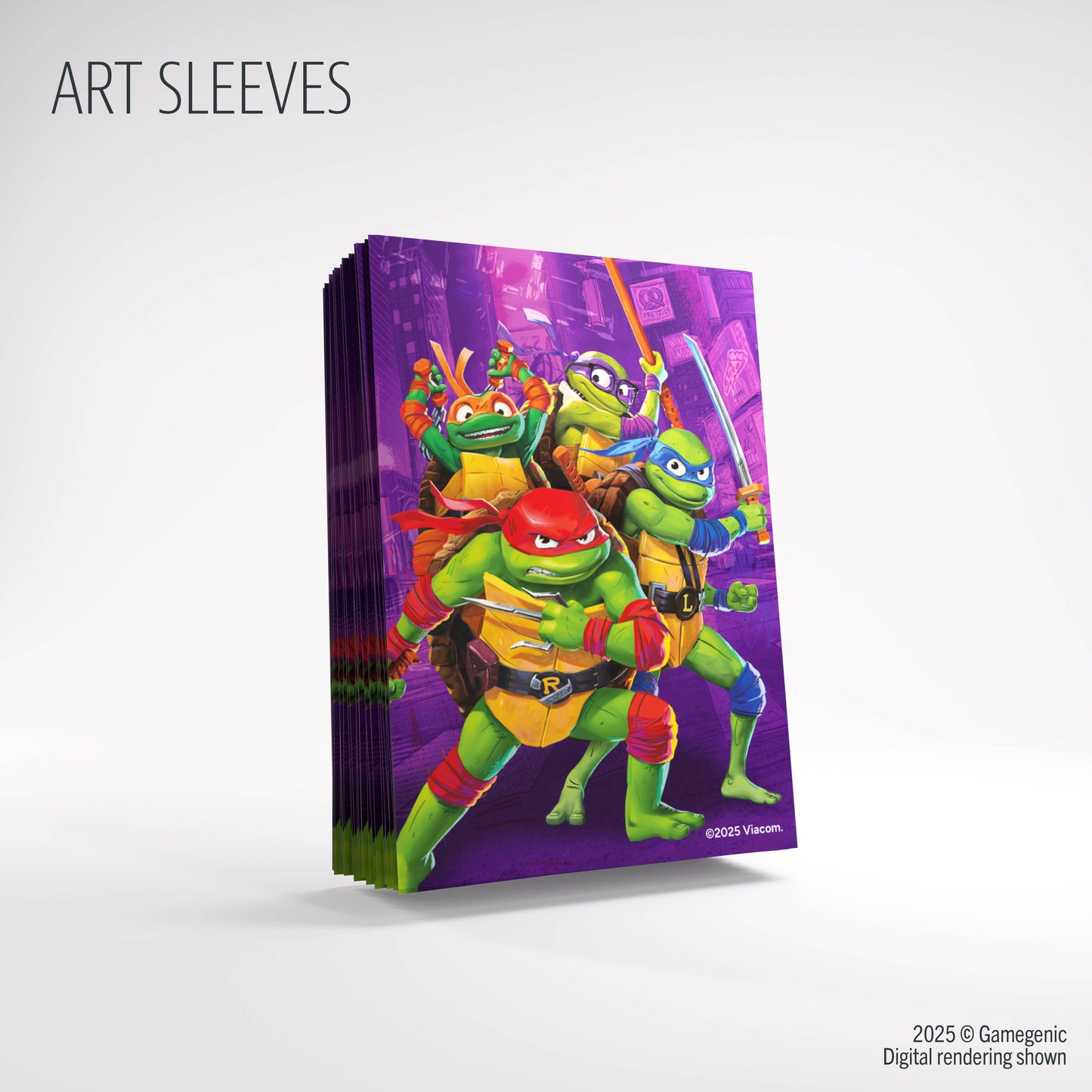 TMNT Premium Art Sleeves - Turtle Power
