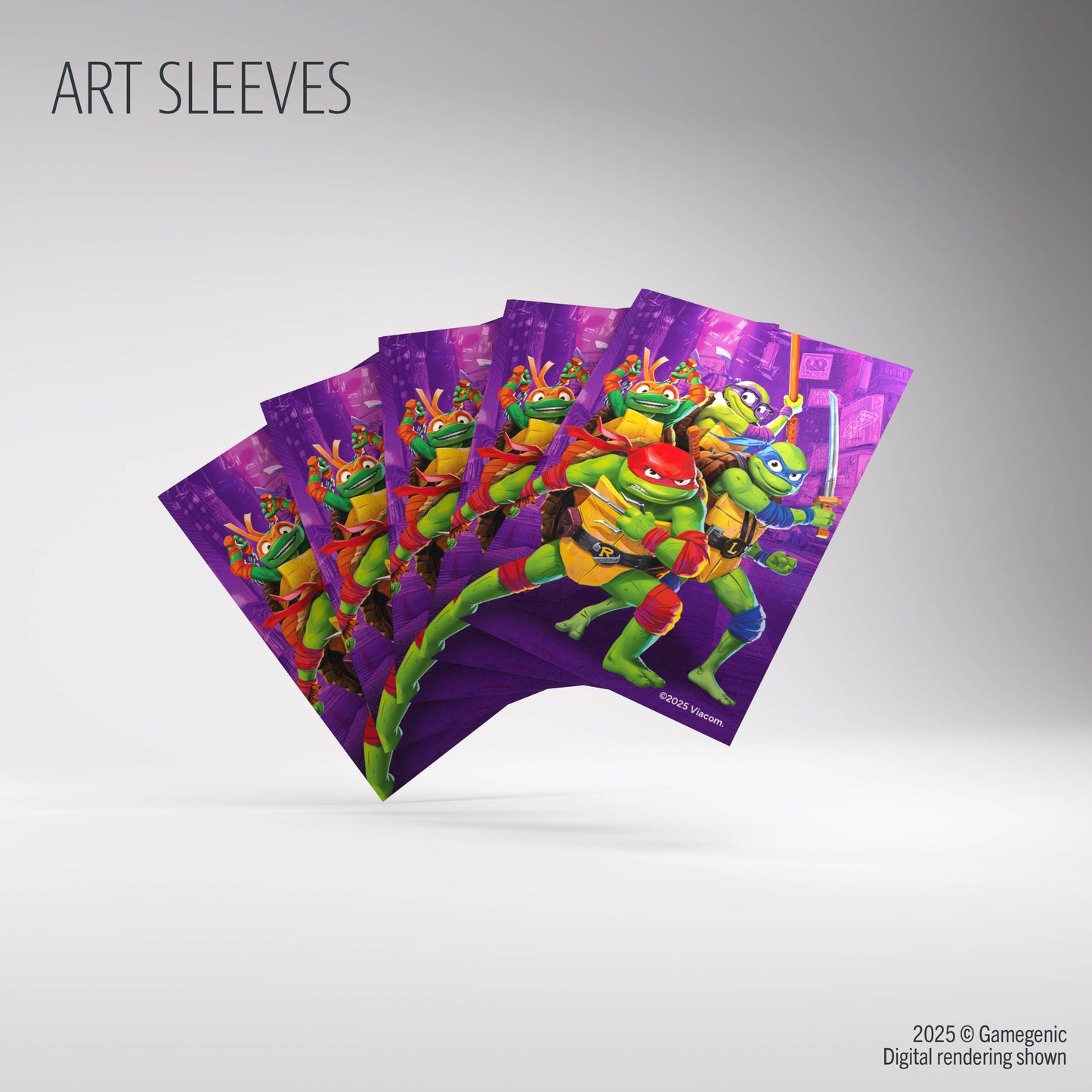 TMNT Premium Art Sleeves - Turtle Power