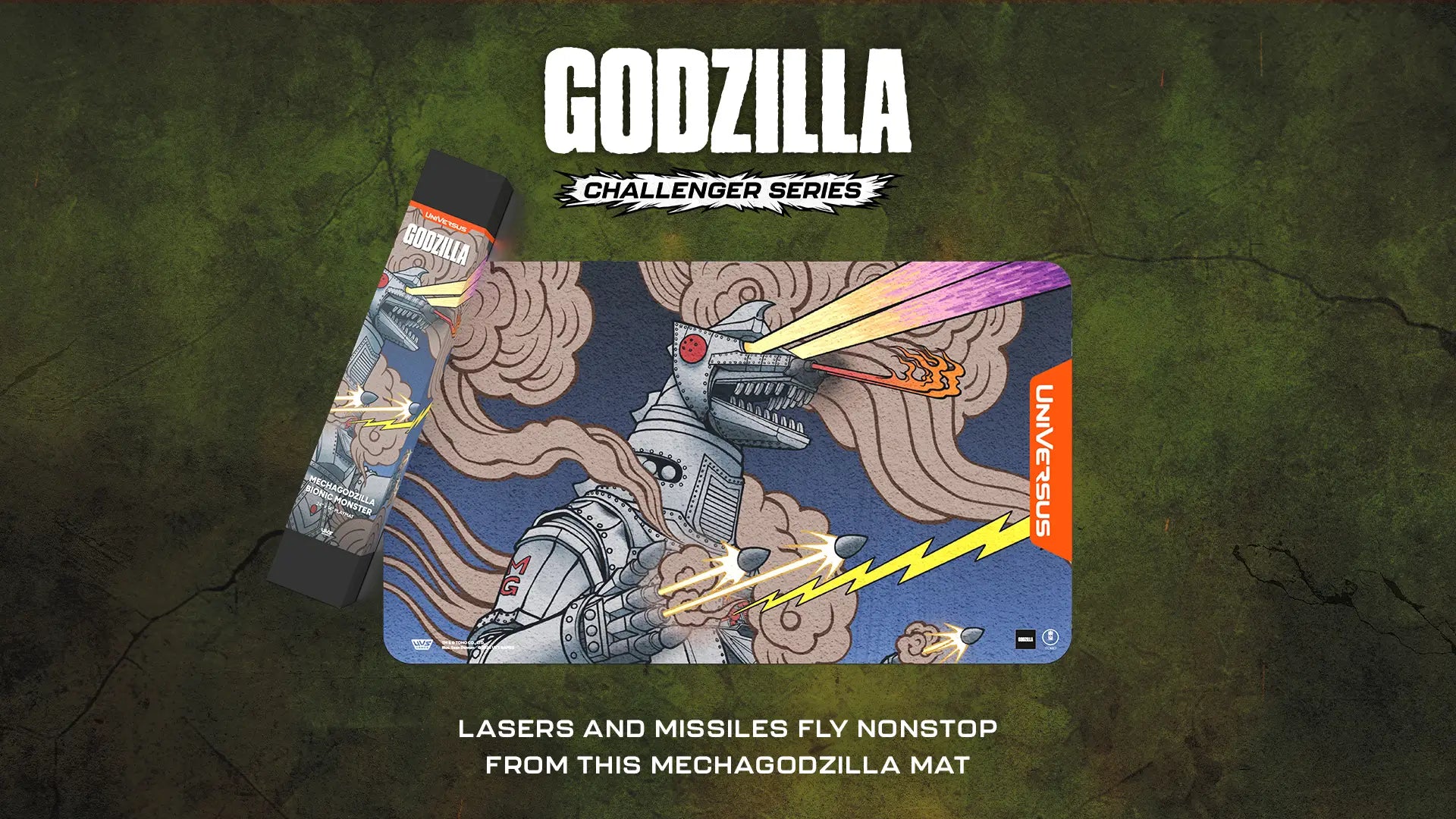 Gozilla Game Mat Godzilla Playmat: Mechagodzilla - Bionic Menace – UVS Games