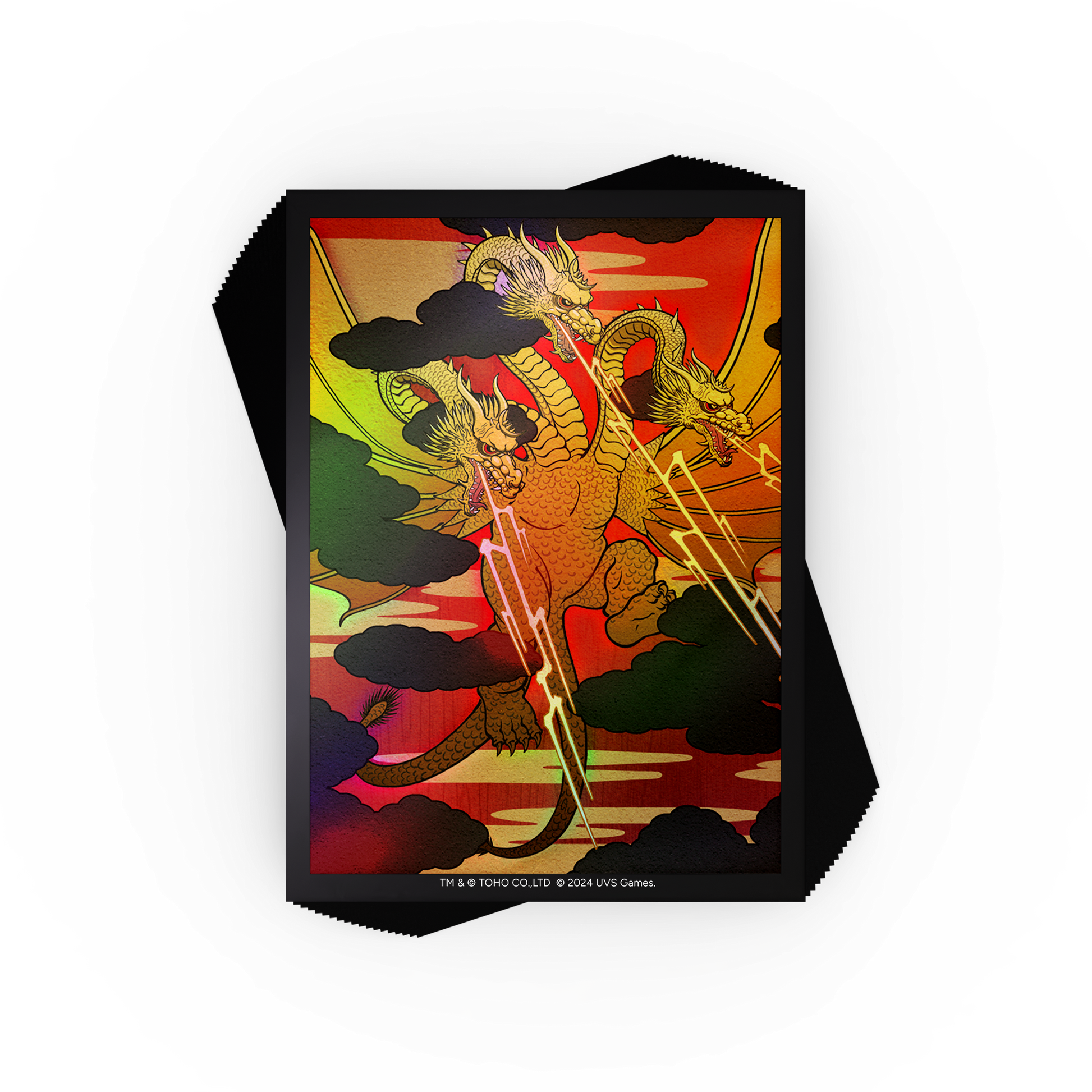 Godzilla Sleeves: King Ghidorah UVS Games Godzilla Sleeves: King Ghidorah UVS Games